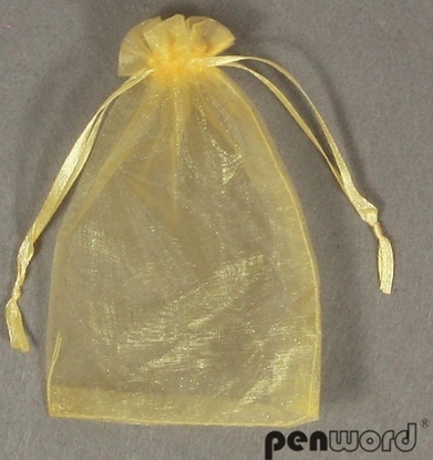 Picture of Woreczki organzowe zote 10x15cm