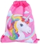 Изображение Worek Szkolny Na Buty Strój Gimnastyczny Jednoroec Róowy 35x27 cm