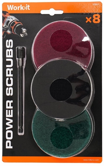 Изображение Work>it by Millarco® power scrubs 8 dele sliberondeller til