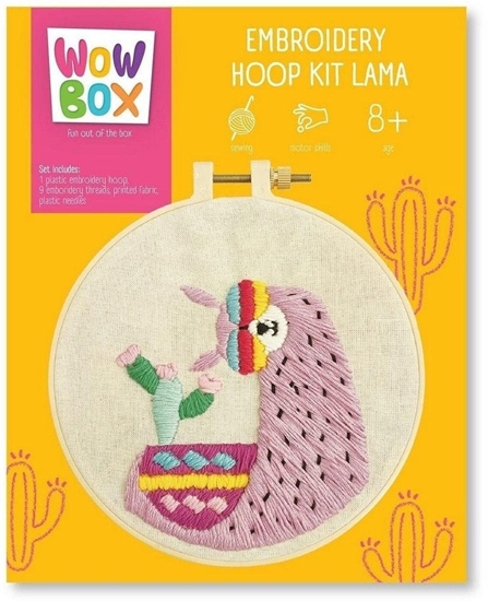 Picture of Wow Box. Zestaw do haftowania Lama EDUKAMP