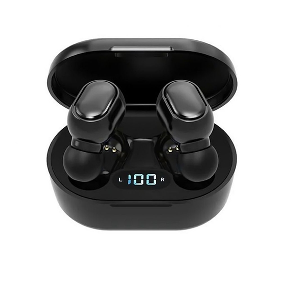 Изображение WoW E6s TWS Bluetooth 5.3 Wireless In-Ear Headset with HD Mic & Charging Case Black