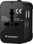 Picture of Wozinsky Adapter podróny Wozinsky WUTWC uniwersalny 24W UE / US / AUS / UK / 2x USB-A - czarny