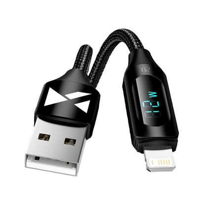 Attēls no USB-A Cable - Lightning Wozinsky WUALC2 with LED D