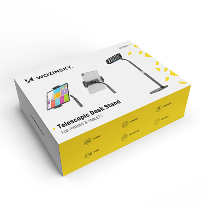 Picture of Wozinsky stand for tablet and phone on the desk bl