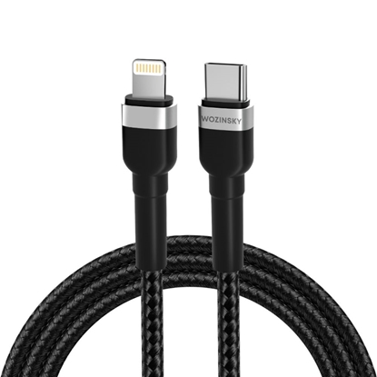 Изображение Wozinsky Wozinsky WNBCL1 Lightning / USB-C PD 30W cable 1 m - black