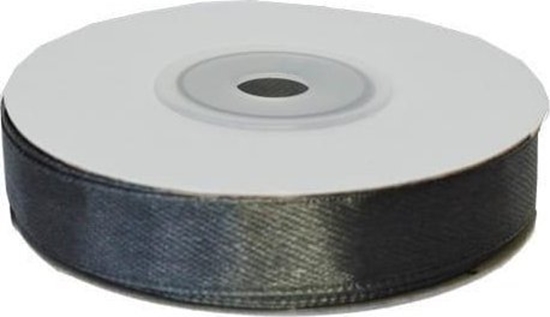 Изображение Wstka satynowa 12mmx23m grafitowa