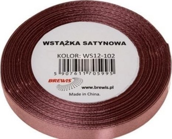 Picture of Wstka satynowa brudny ró 12mm x 32m