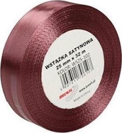 Picture of Wstka satynowa brudny ró 25mm x 32m