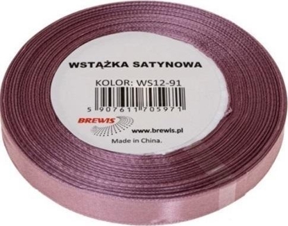 Picture of Wstka satynowa ciemny ró 12mm x 32m