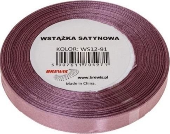 Picture of Wstka satynowa ciemny ró 12mm x 32m