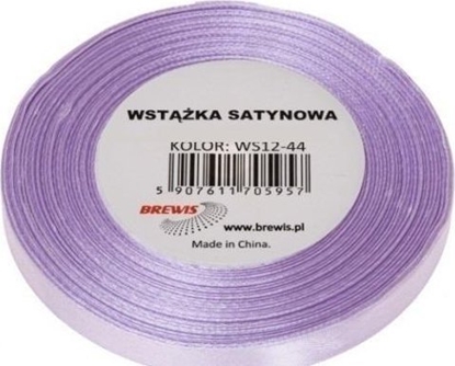 Picture of Wstka satynowa jasny lawendowy 12mm x 32m