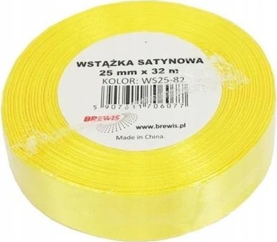 Picture of BREWIS Wstka satynowa óty 25mm x 32m