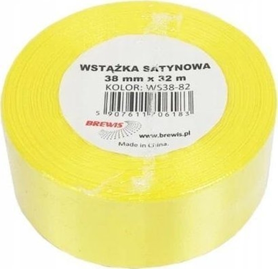 Picture of Wstka satynowa kanarkowy 38mm x 32m