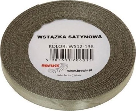 Picture of Wstka satynowa khaki 12mm x 32m