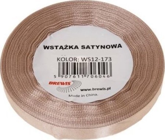 Picture of Wstka satynowa migdaowa 12mm x 32m