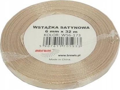 Picture of Wstka satynowa migdaowa 6mm x 32m