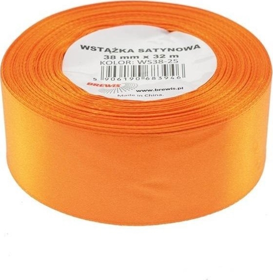 Picture of Wstka satynowa pomaraczowa 38mmx32m