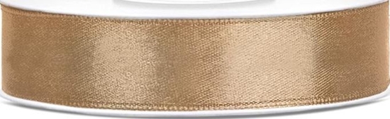 Picture of Wstka satynowa, jasnozota, 12 mm x 25 m uniwersalny