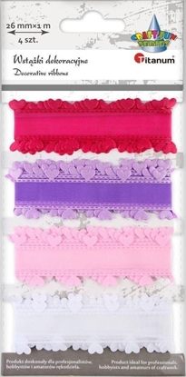 Picture of Wstki satynowe 26mm x1m 4 kolory