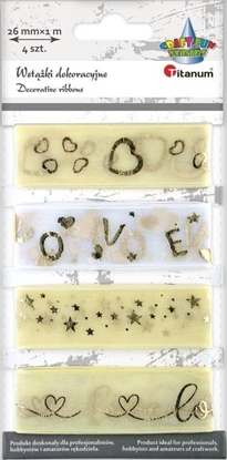 Attēls no Wstki z organzy 26mm x1m 4szt