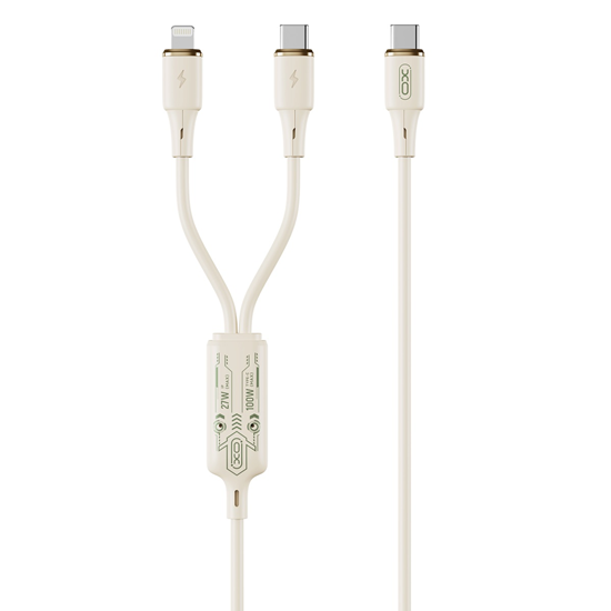 Picture of XO cable NB-Q262 2in1 PD USB-C - Lightning + USB-C