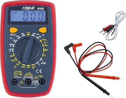 Picture of Xtreme Miernik tester napicia cyfrowy XTREME DT33C przewody pomiarowe