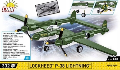 Picture of XXX_Cobi Klocki (Cobi) Klocki Lockheed P-38 Lightning 332 klocki Cobi Klocki