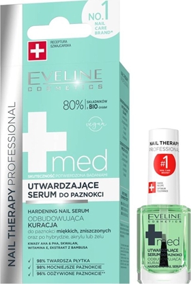 Picture of XXXX__Eveline Cosmetics (Eveline) Eveline Nail Therapy Professional Med+ utwardzajce serum do paznokci 12ml