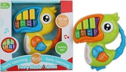 Attēls no Zabawka muzyczna Tukan z pianinkiem