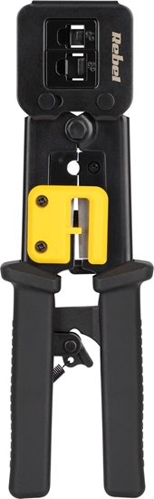 Picture of Zaciskarka zaciskacz wtyków przelotowych RJ45 RJ12 RJ11 6/8P Rebel