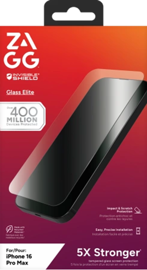 Изображение ZAGG InvisibleShield Glass Elite for iPhone 16 Pro