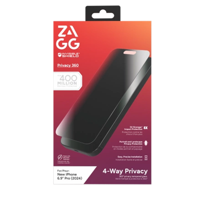 Attēls no ZAGG InvisibleShield Glass Elite Privacy 360 for i