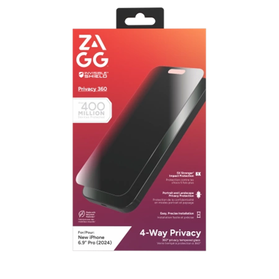 Изображение ZAGG InvisibleShield Glass Elite Privacy 360 for i