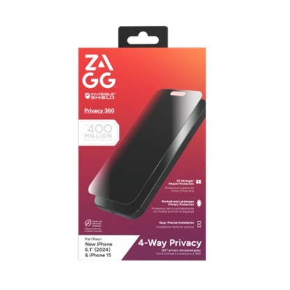 Attēls no ZAGG InvisibleShield Glass Elite Privacy 360 for i