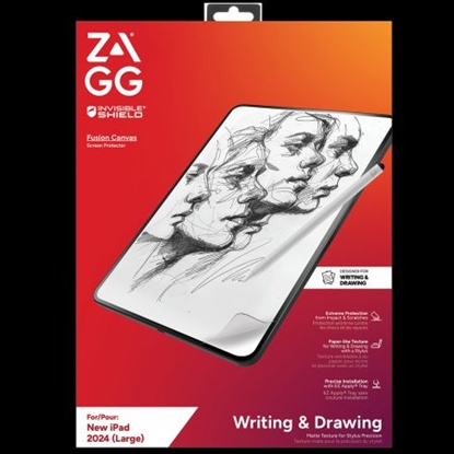 Picture of Zagg ZAGG InvisibleShield Fusion Canvas Antibacterial Protective Film Imitating Paper for iPad Air 13" 2024