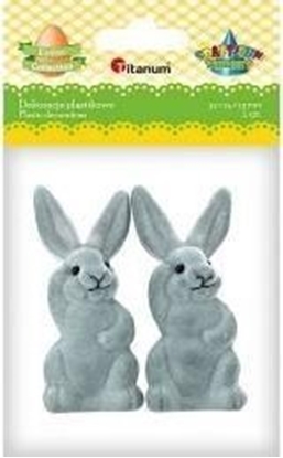 Изображение Zajc flokowany 32x74x25mm szary 2szt