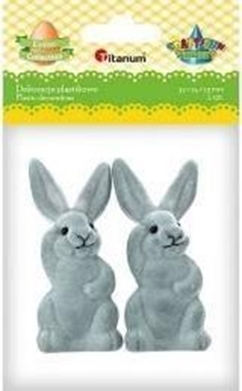 Изображение Zajc flokowany 32x74x25mm szary 2szt