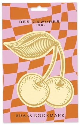 Picture of Zakadka do ksiek metalowa dua - Cherries