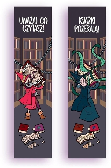 Изображение Zakadka kartonowa - Uwaaj co czytasz!