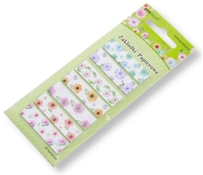 Attēls no Zakadki indeksujce 12x45mm 7x20szt papierowe EDUKAMP