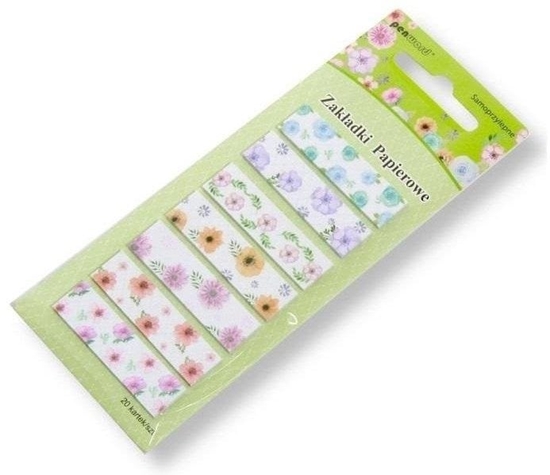 Picture of Zakadki indeksujce 12x45mm 7x20szt papierowe EDUKAMP