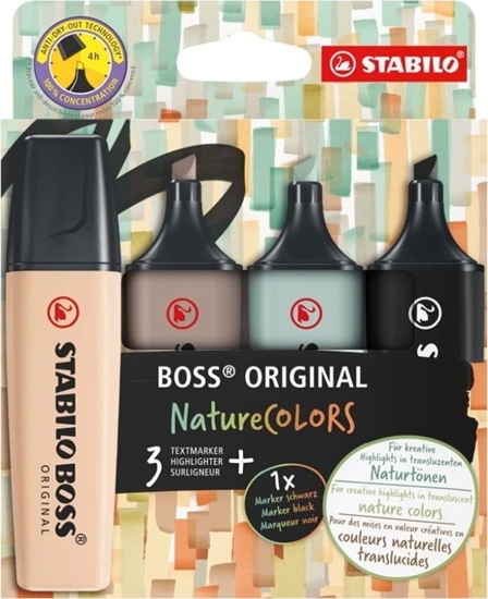 Picture of Stabilo Zakrelacz Boss Orginal Nature Colors* 4 Sztuki 70/4-2-5