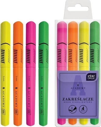 Picture of Zakrelacze neonowe 4 kolory Academy