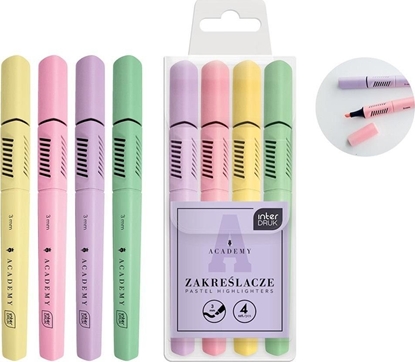 Picture of Zakrelacze pastelowe 4 kolory Academy