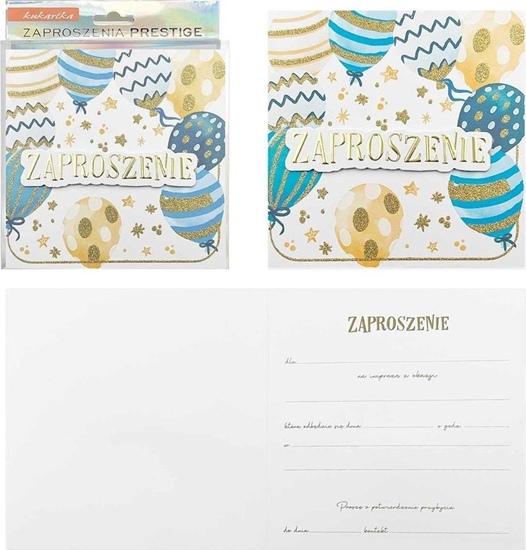 Изображение Zaproszenie 5szt