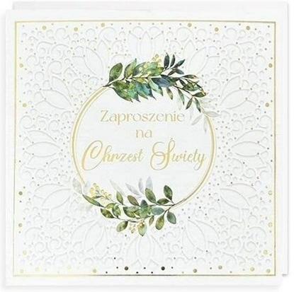 Изображение Zaproszenie Chrzest 5szt
