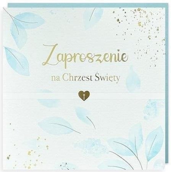 Picture of Zaproszenie Chrzest 5szt
