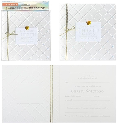 Изображение Zaproszenie Chrzest 5szt