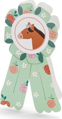 Изображение Zaproszenie konie 16,5x19,5cm 6szt