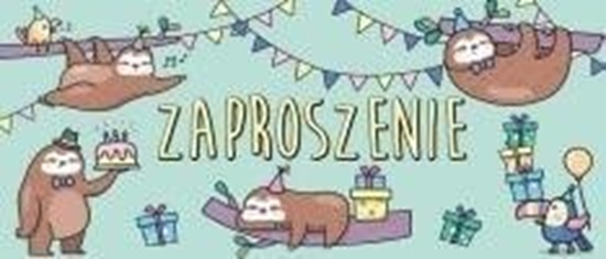 Picture of Zaproszenie Leniwiec (5szt)